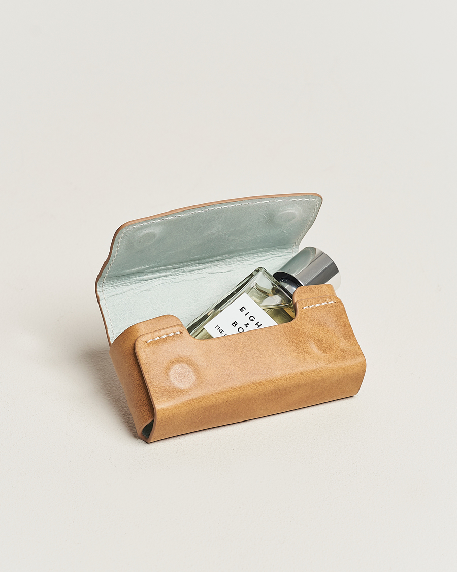 Homme | Eight & Bob Perfume Leather Case Camel | Eight & Bob | Perfume Leather Case Camel