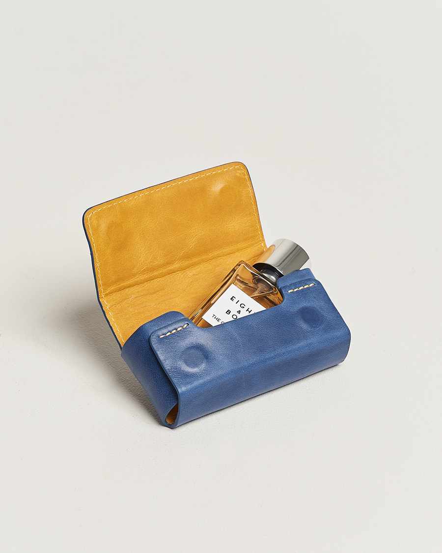 Homme |  | Eight & Bob | Perfume Leather Case Navy Blue