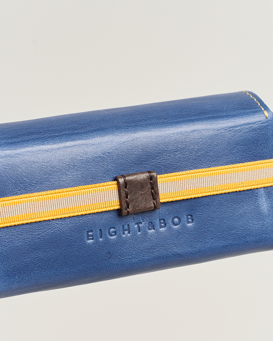 Homme | Eight & Bob Perfume Leather Case Navy Blue | Eight & Bob | Perfume Leather Case Navy Blue