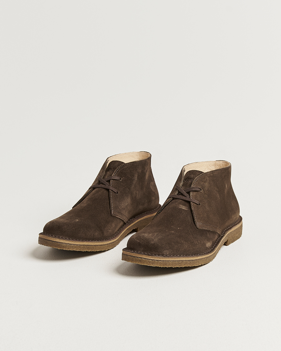 Homme | Bottes | Astorflex | Greenflex Desert Boot Dark Brown Suede