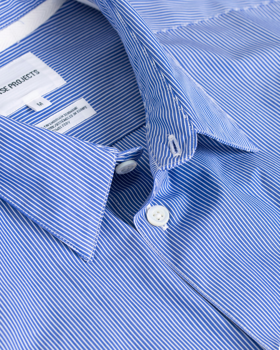 Homme | Chemises | Norse Projects | Hans Classic Striped Shirt Navy