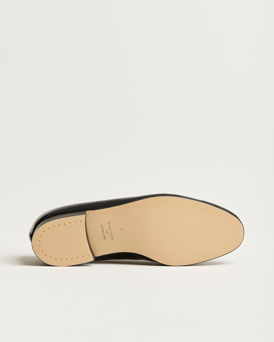 Homme | Chaussures En Cuir Verni | Bowhill & Elliott | Opera Patent Leather Pumps Black