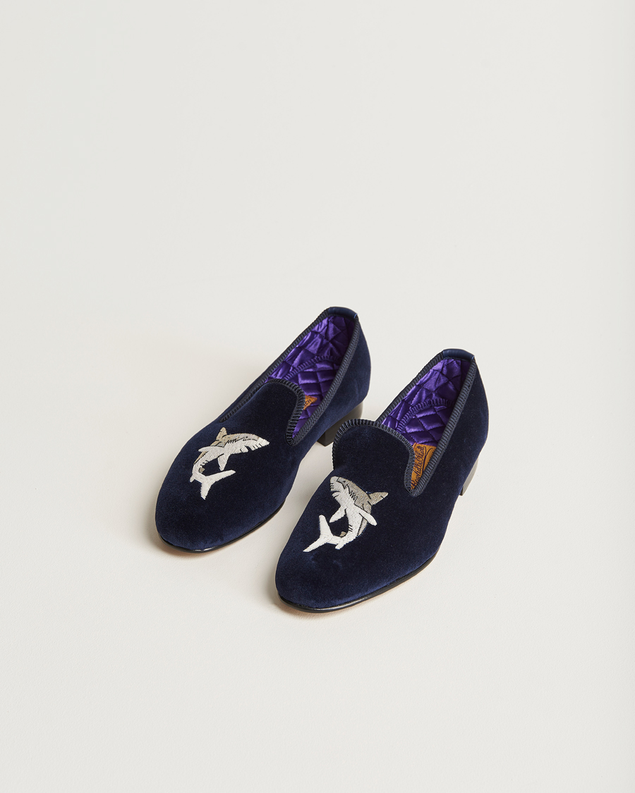 Homme | Bowhill & Elliott Albert Shark Pumps Navy | Bowhill & Elliott | Albert Shark Pumps Navy