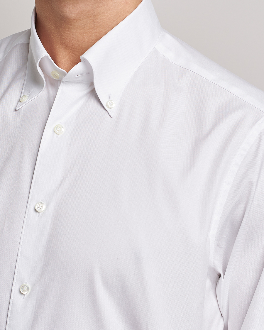 Homme | Chemises | Stenströms | Fitted Body Button Down Shirt White