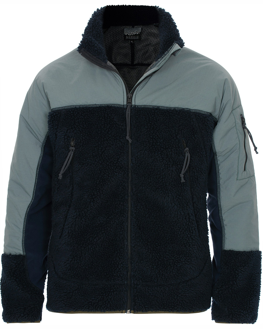Homme | Manteaux Et Vestes | J.Crew | 8mm Pile Sherpa Full Zip Jacket Darkest Indigo