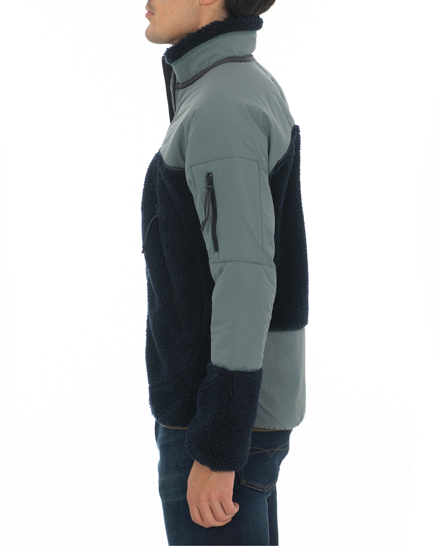 Homme | Manteaux Et Vestes | J.Crew | 8mm Pile Sherpa Full Zip Jacket Darkest Indigo