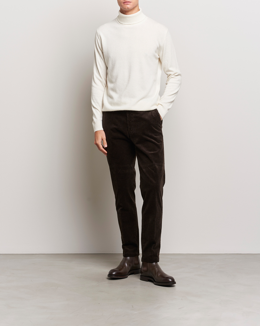 Homme | Pulls Et Tricots | Oscar Jacobson | Salim Wool/Cashmere Rollneck Creme