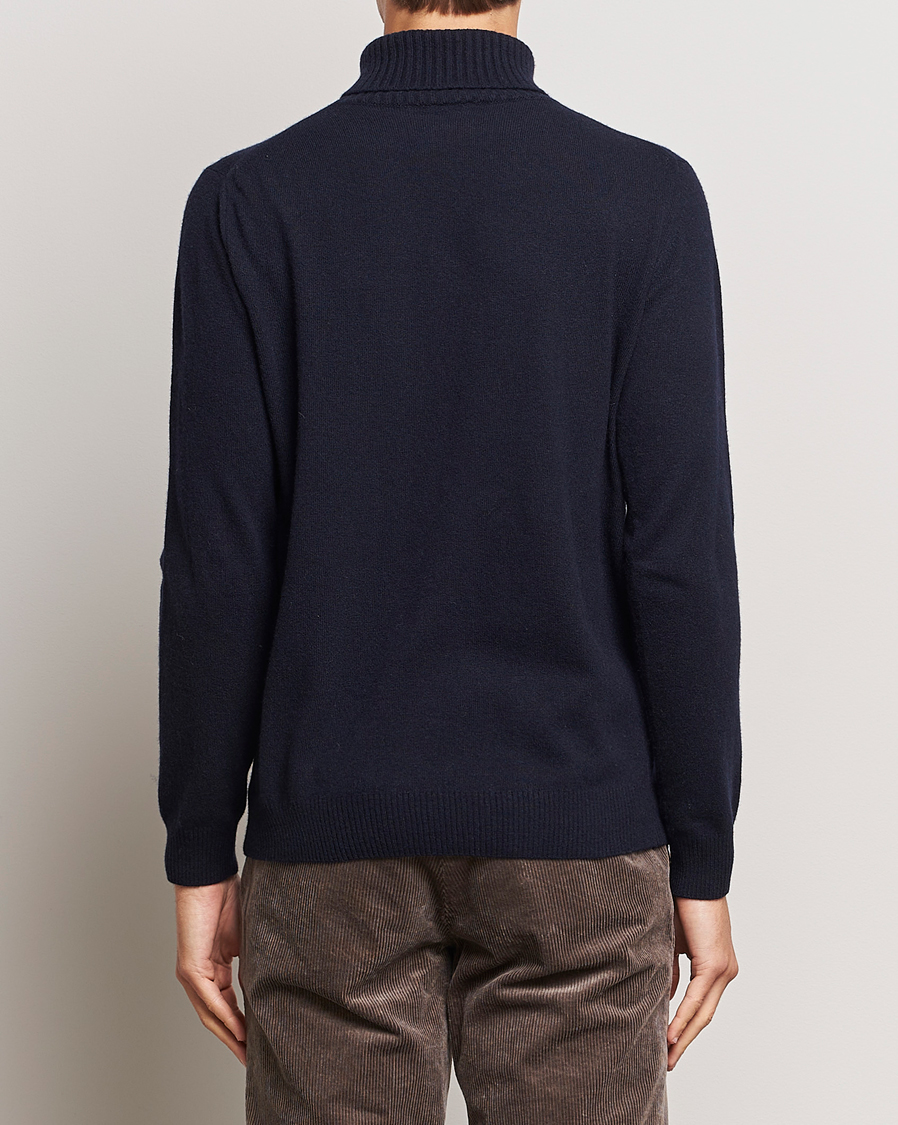 Homme | Pulls Et Tricots | Oscar Jacobson | Salim Wool/Cashmere Rollneck Navy