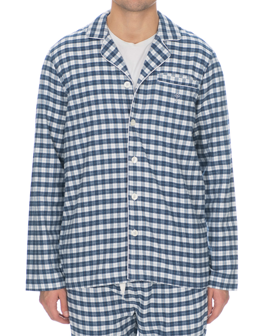 Homme | Sous-Vêtements Et Chaussettes | Gant | Flannel Pyjama Set Eggshell