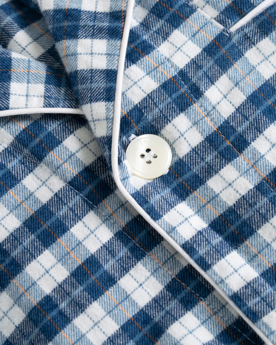 Homme | Sous-Vêtements Et Chaussettes | Gant | Flannel Pyjama Set Eggshell