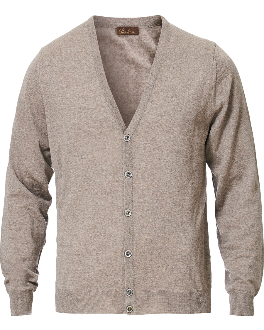 Homme | Pulls Et Tricots | Stenströms | Merino Zegna Knitted Cardigan Beige