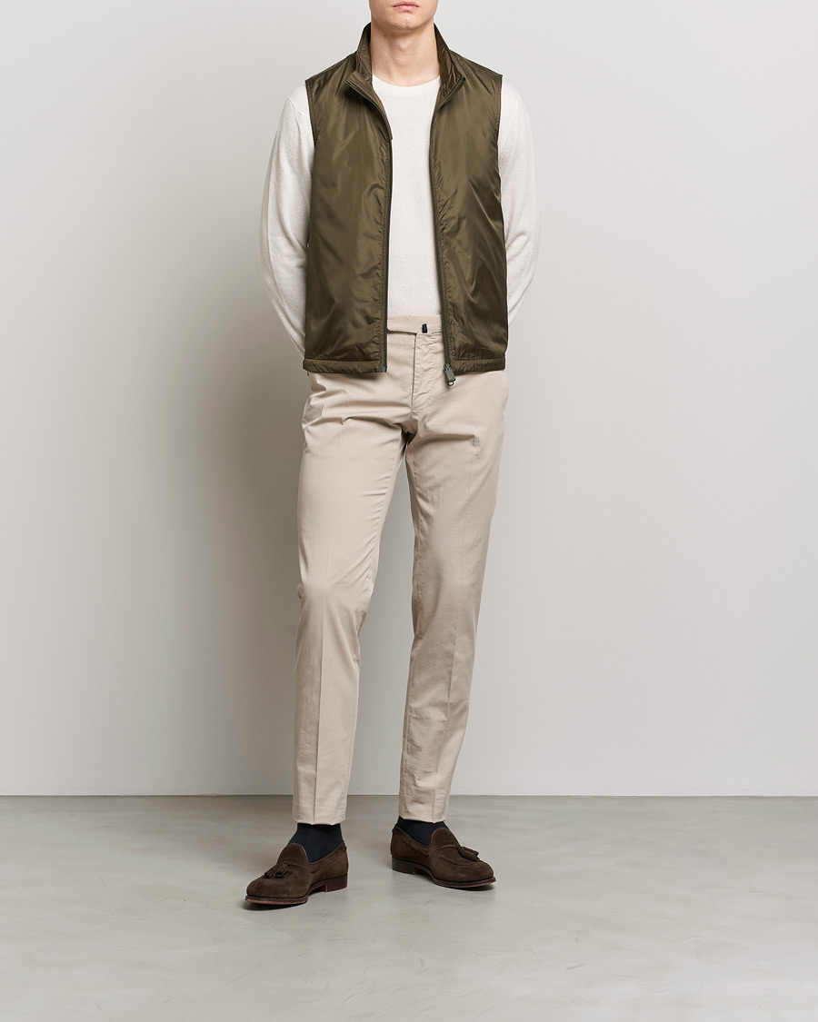 Homme | Gilets | Aspesi | Vernes Nylon Gilet Dark Military