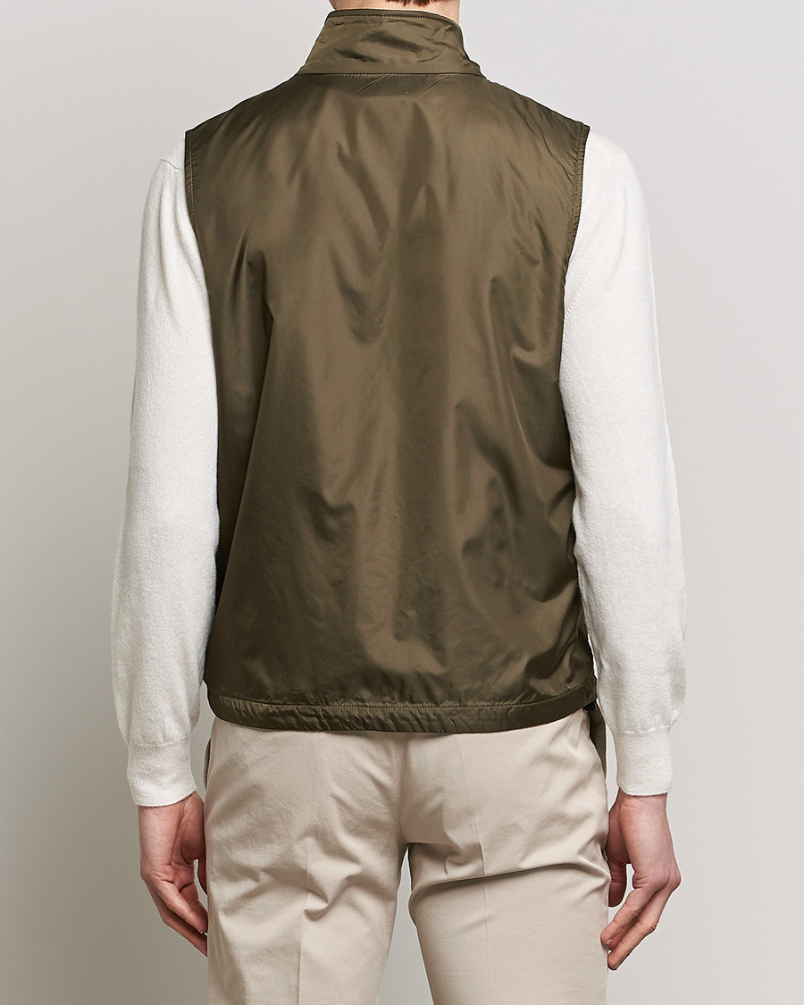 Homme | Gilets | Aspesi | Vernes Nylon Gilet Dark Military