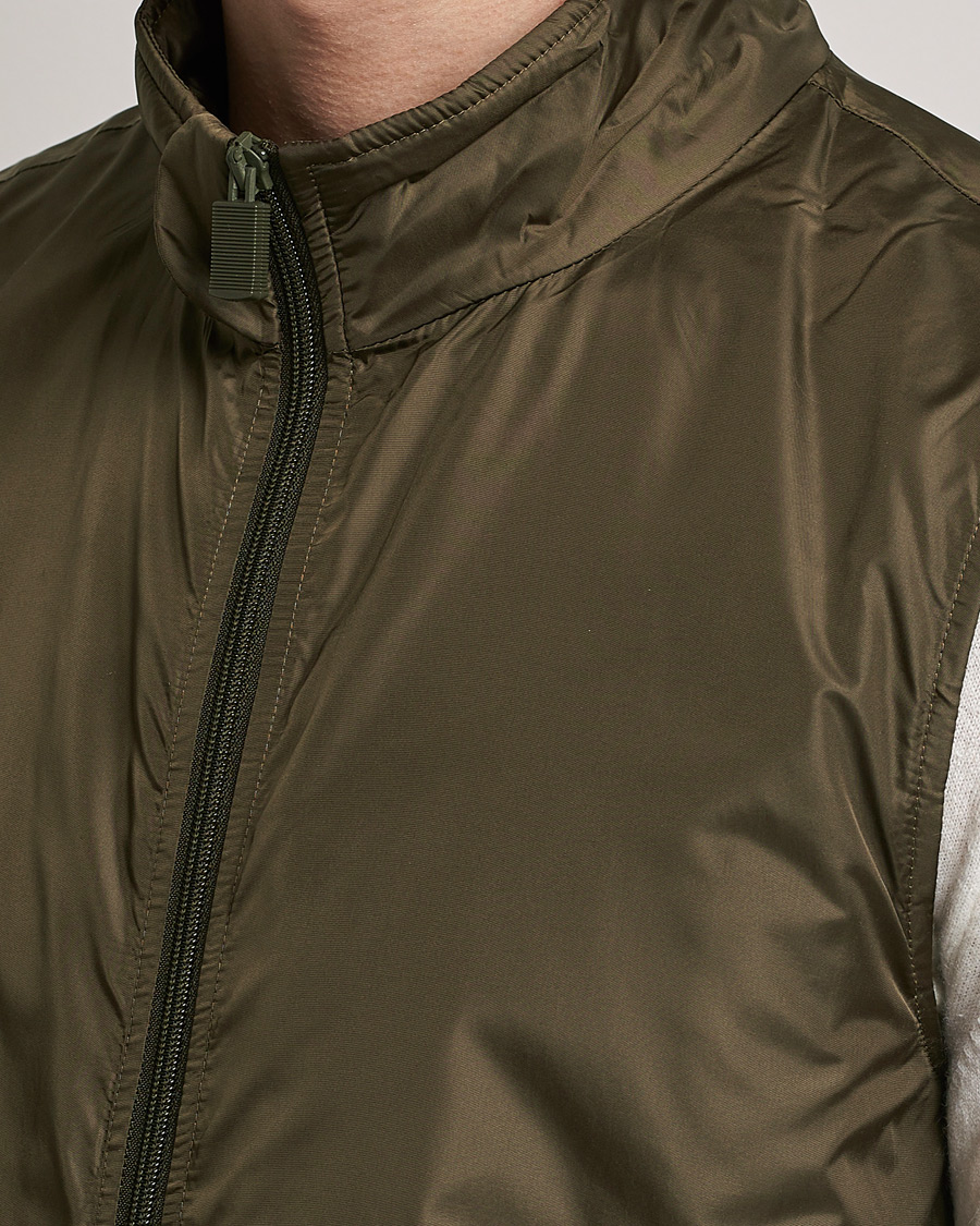 Homme | Gilets | Aspesi | Vernes Nylon Gilet Dark Military