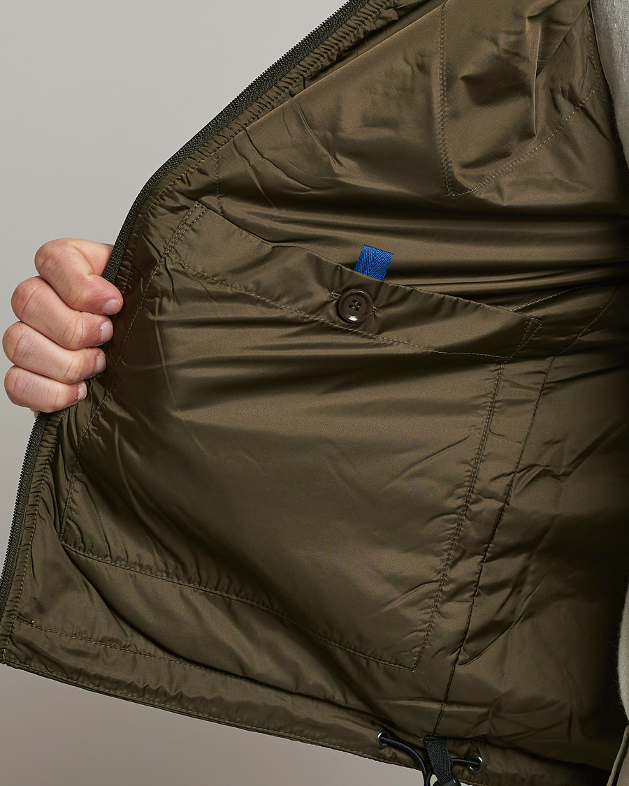 Homme | Gilets | Aspesi | Vernes Nylon Gilet Dark Military