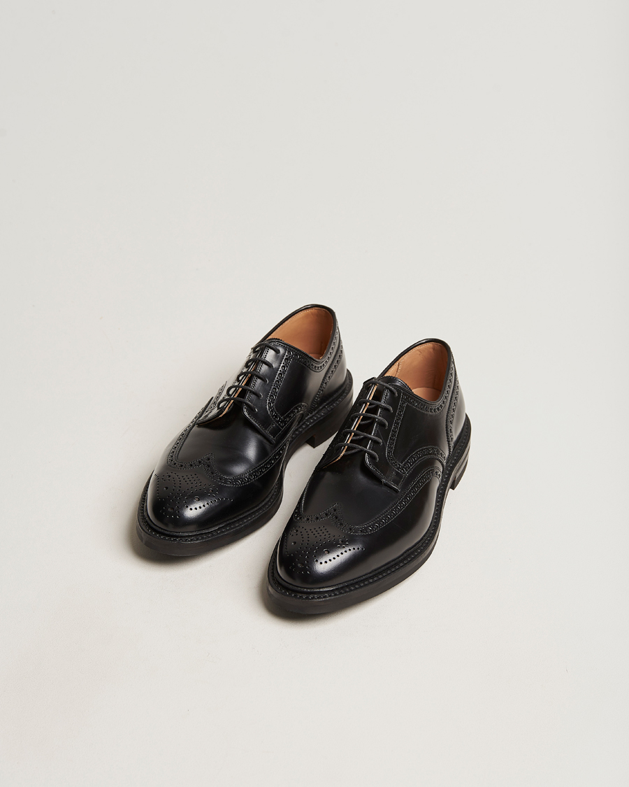 Homme | Chaussures Faites Main | Crockett & Jones | Pembroke Derbys Black Calf