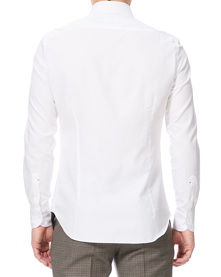 Homme | Chemises | Mazzarelli | Soft Oxford Button Down Shirt White