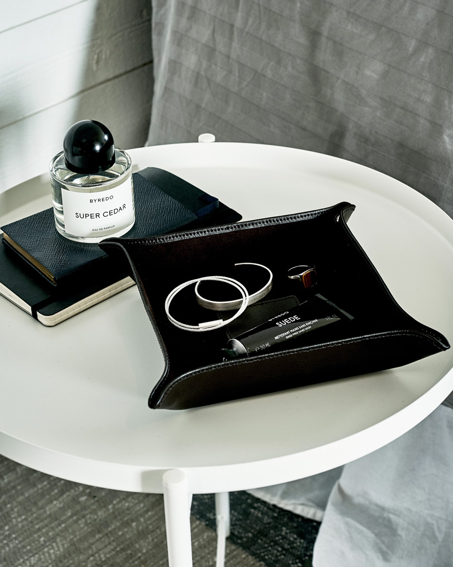 Homme | WOLF Blake Coin Tray Black/Grey | WOLF | Blake Coin Tray Black/Grey