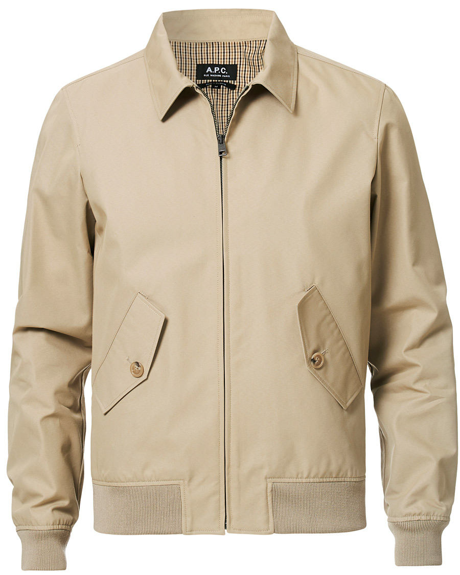 Homme | Manteaux Et Vestes | A.P.C. | Gaspard Blouson Jacket Beige