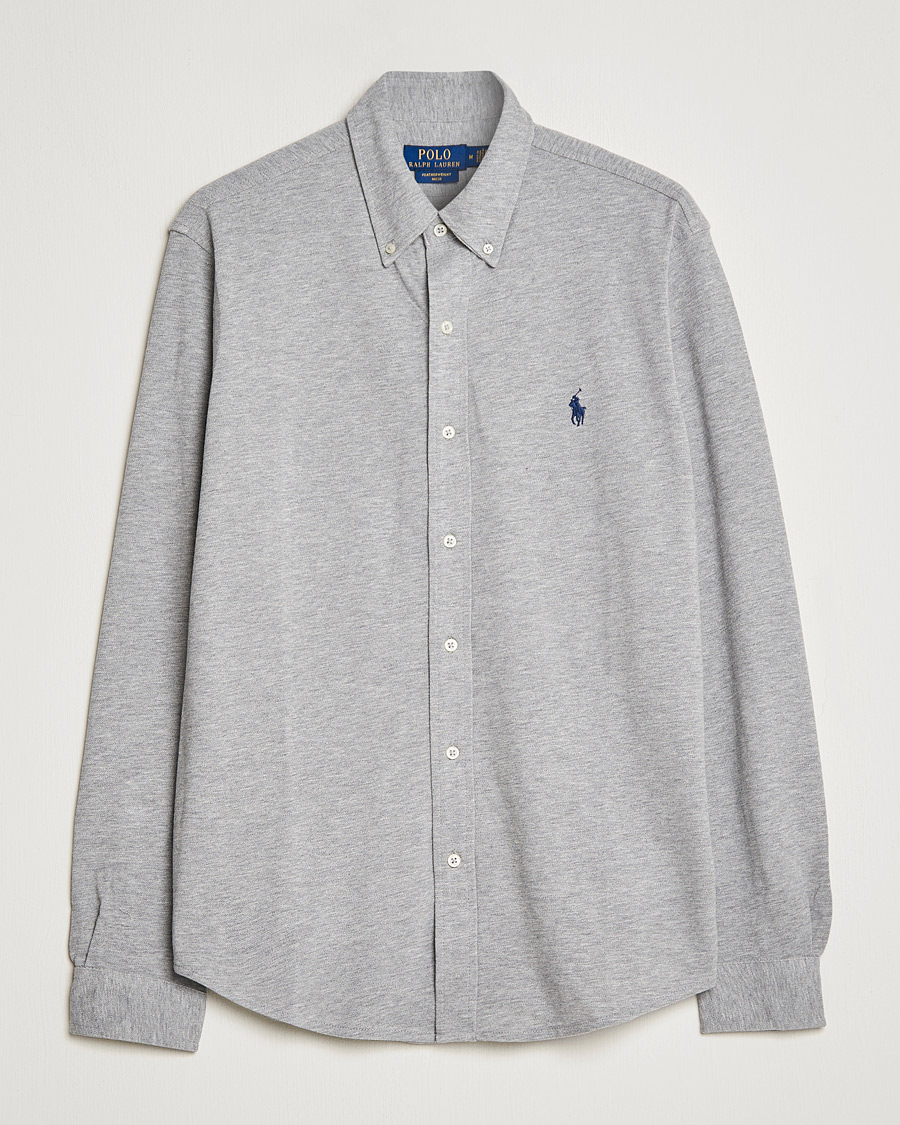 Homme | Chemises | Polo Ralph Lauren | Slim Fit Featherweight Mesh Shirt Andover Heather