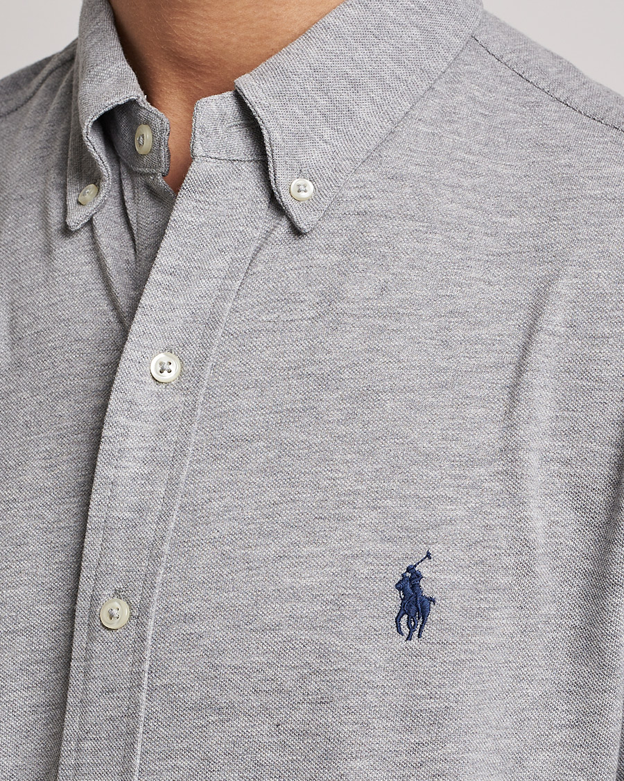 Homme | Chemises | Polo Ralph Lauren | Slim Fit Featherweight Mesh Shirt Andover Heather