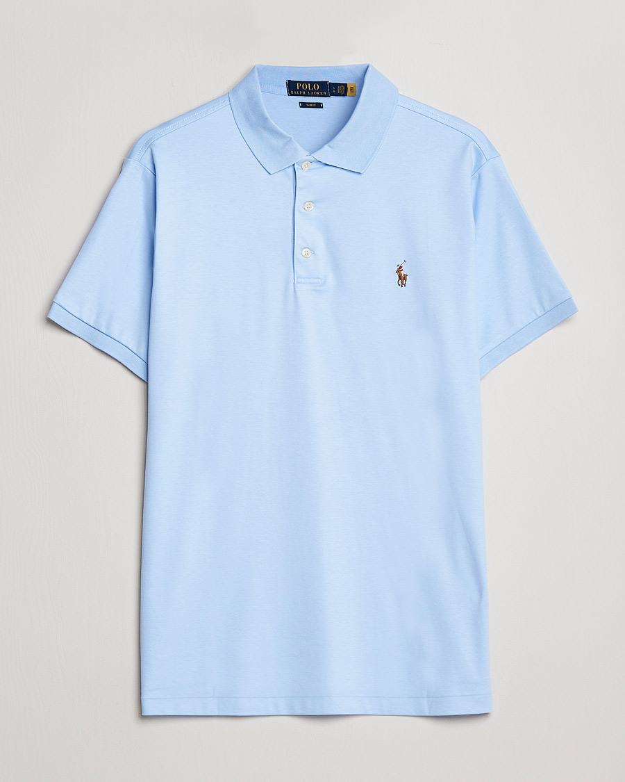 Homme | Polos | Polo Ralph Lauren | Slim Fit Pima Cotton Polo Office Blue