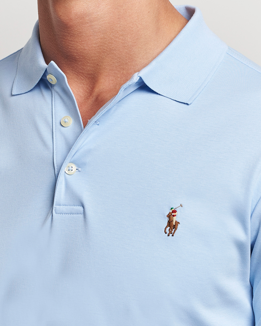 Homme | Polos | Polo Ralph Lauren | Slim Fit Pima Cotton Polo Office Blue