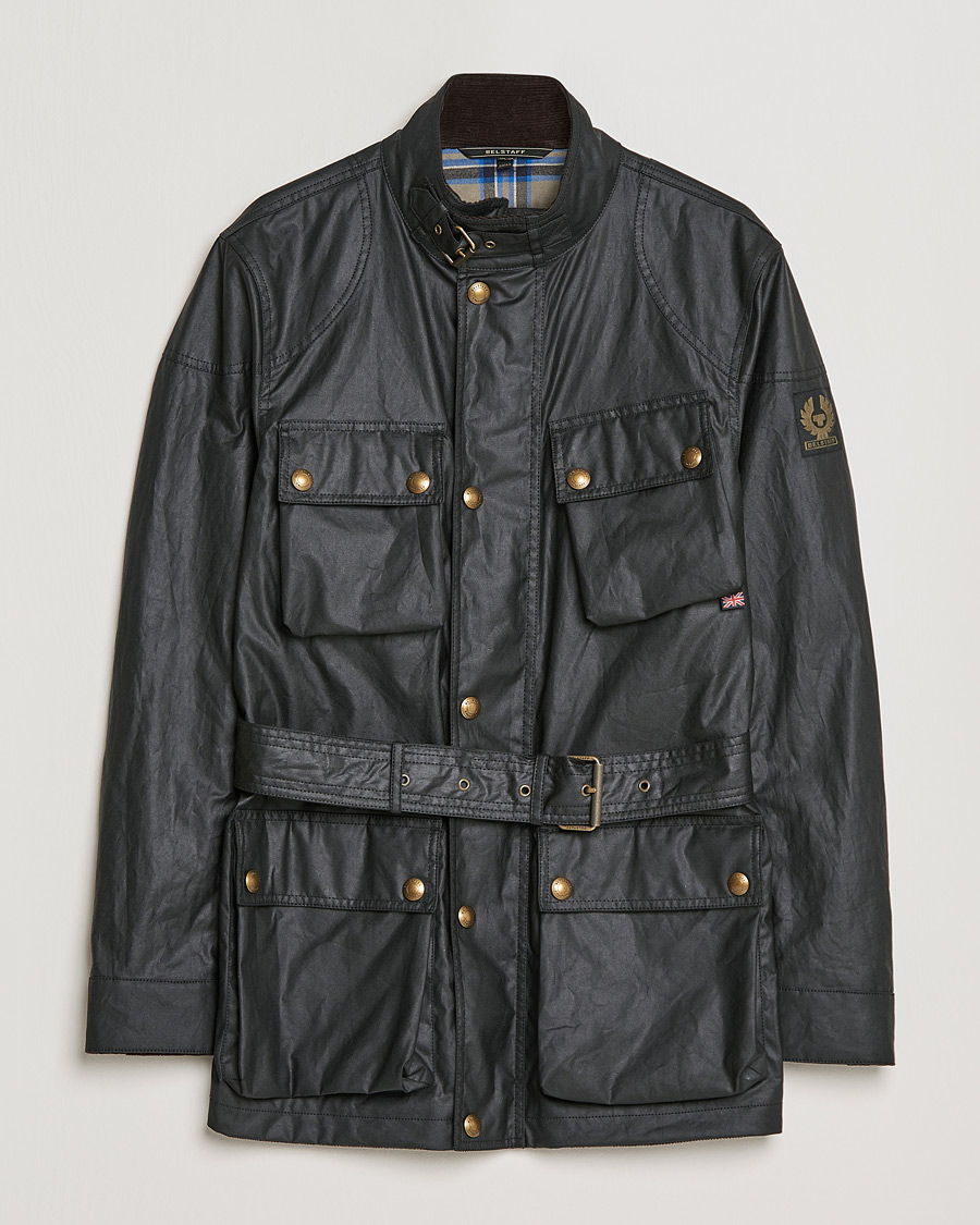 Homme | Manteaux Et Vestes | Belstaff | Trialmaster Waxed Jacket Black