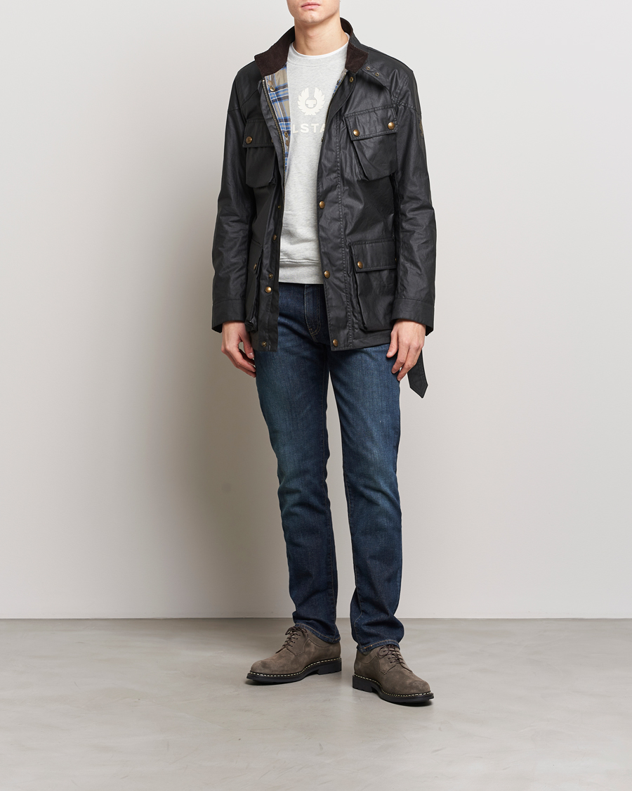 Homme | Manteaux Et Vestes | Belstaff | Trialmaster Waxed Jacket Black