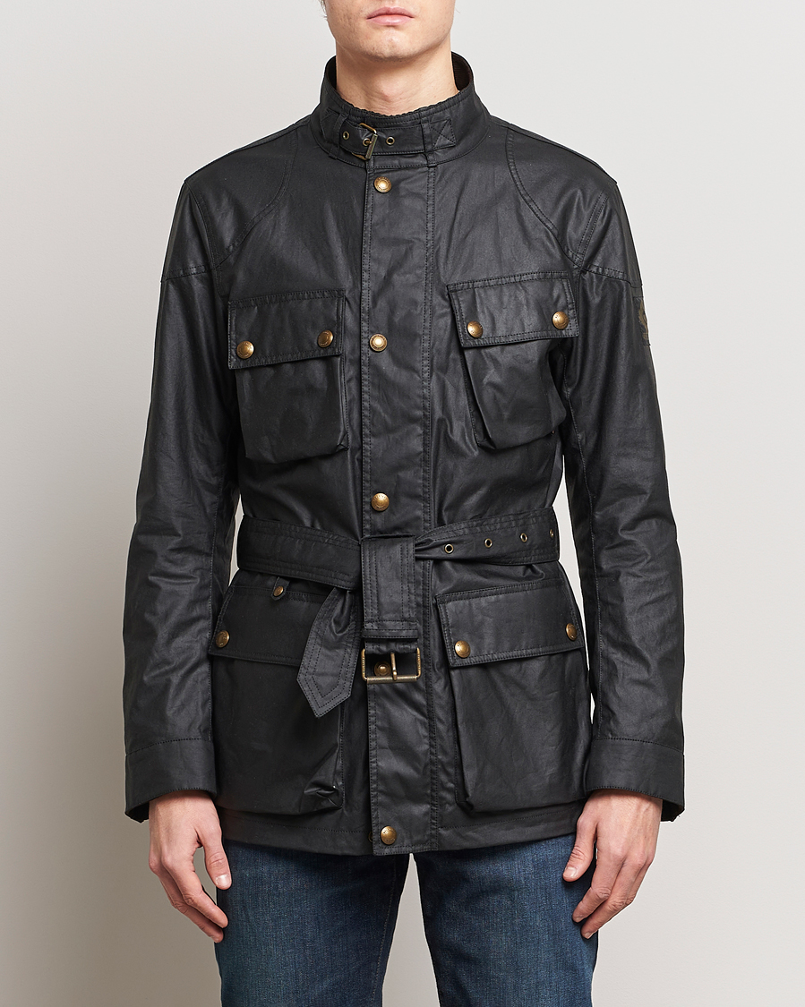 Homme | Manteaux Et Vestes | Belstaff | Trialmaster Waxed Jacket Black