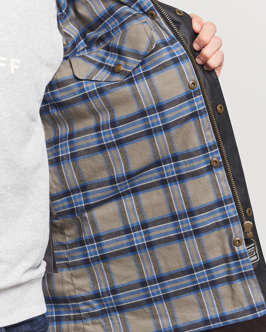 Homme | Manteaux Et Vestes | Belstaff | Trialmaster Waxed Jacket Black