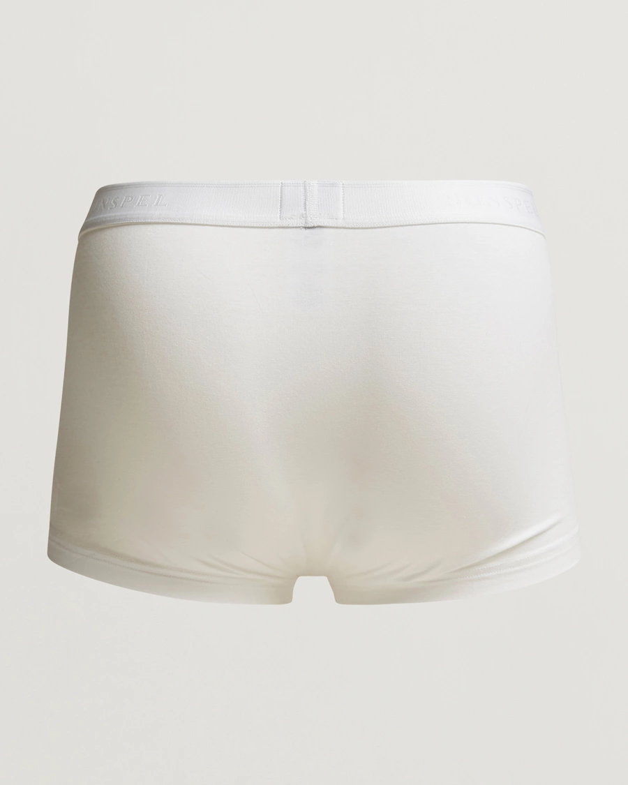 Homme | Boxers | Sunspel | Cotton Stretch Trunk White