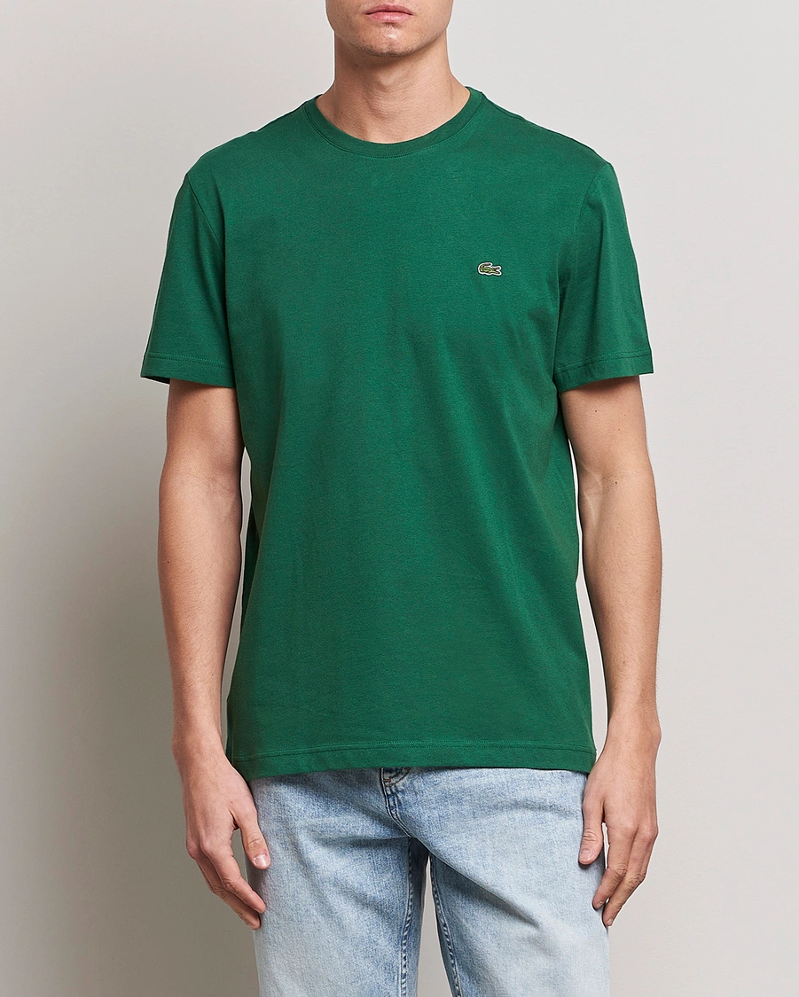 Homme | T-shirts À Manches Courtes | Lacoste | Crew Neck T-Shirt Green
