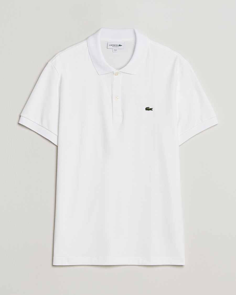 Homme | Polos | Lacoste | Pima Cotton Interlock Polo White