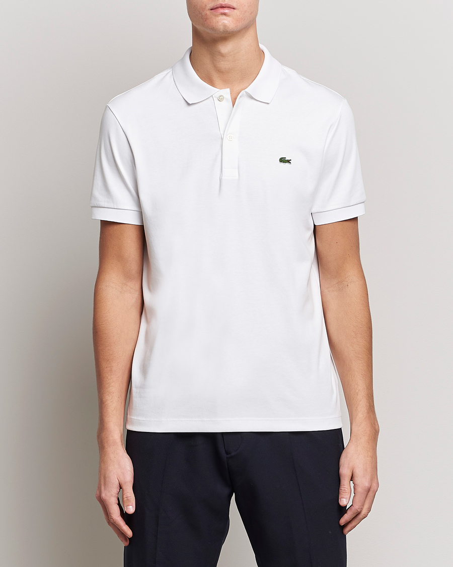 Homme | Polos | Lacoste | Pima Cotton Interlock Polo White