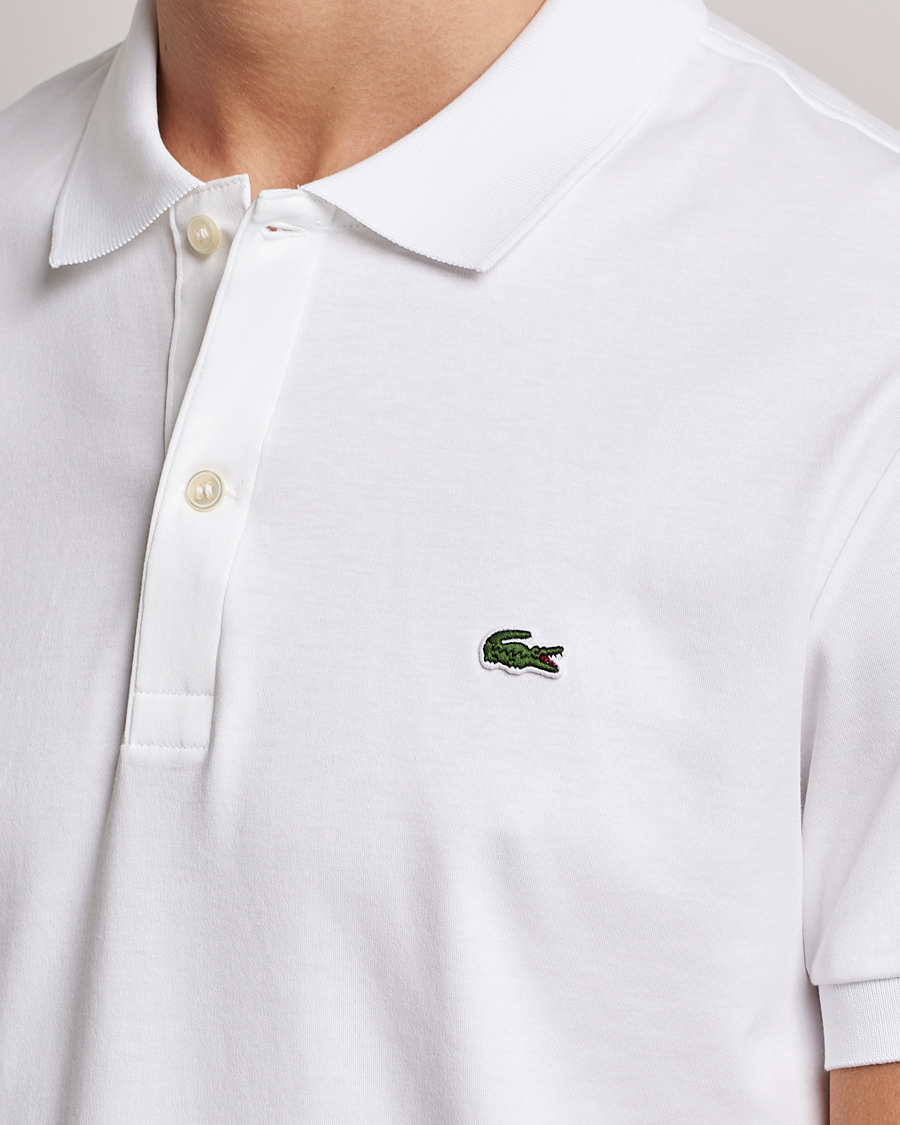Homme | Polos | Lacoste | Pima Cotton Interlock Polo White