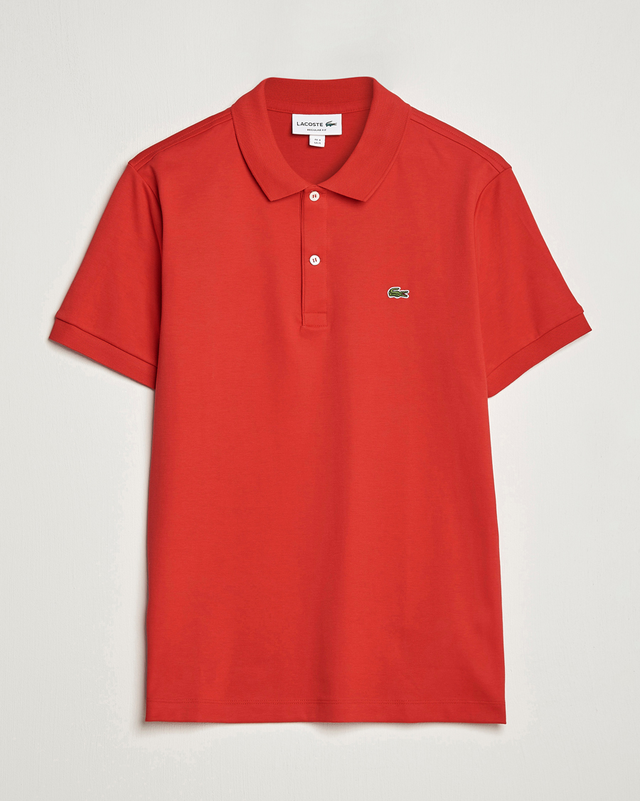 Homme | Polos | Lacoste | Pima Interlock Piké Red