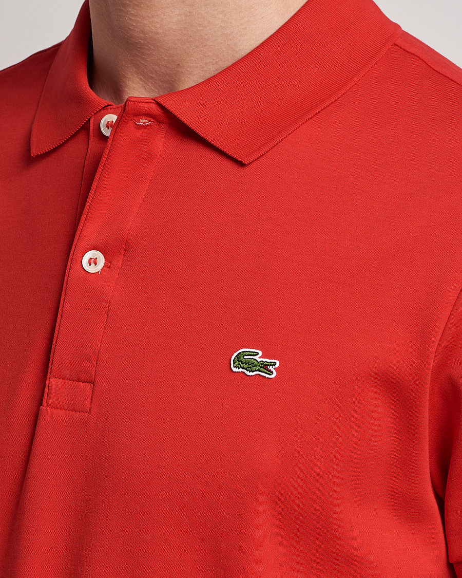 Homme | Polos | Lacoste | Pima Interlock Piké Red