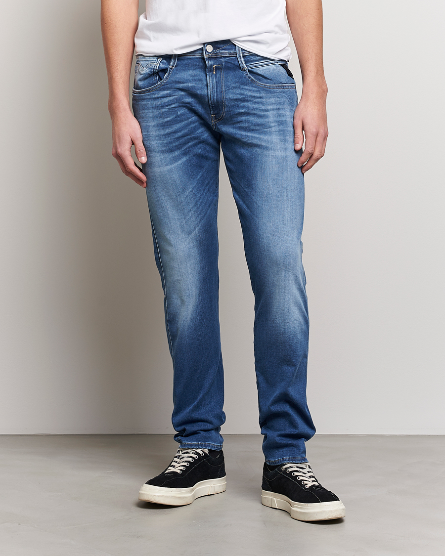 Homme | Jeans Bleus | Replay | Anbass Hyperflex Bio Jeans  Medium Blue