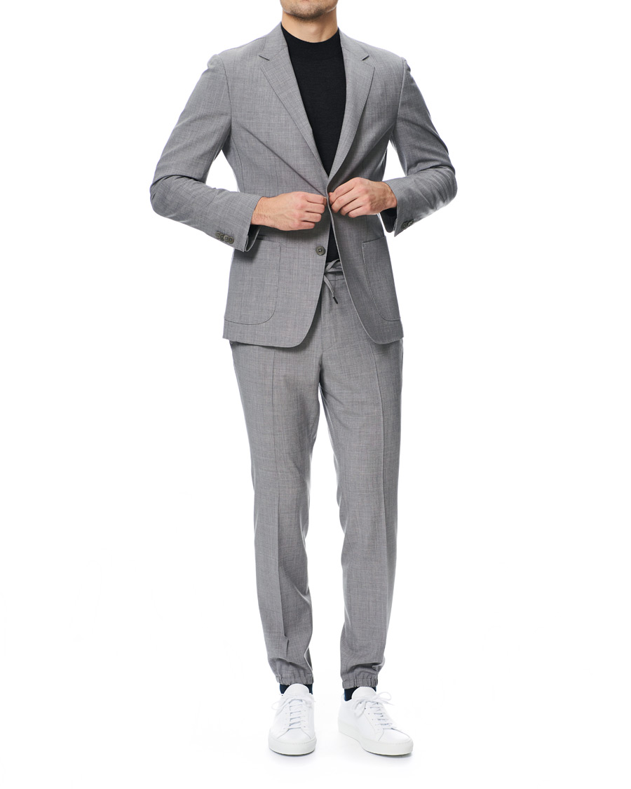Homme | Costumes | Z Zegna | Techmerino Washable Wool Suit Light Grey