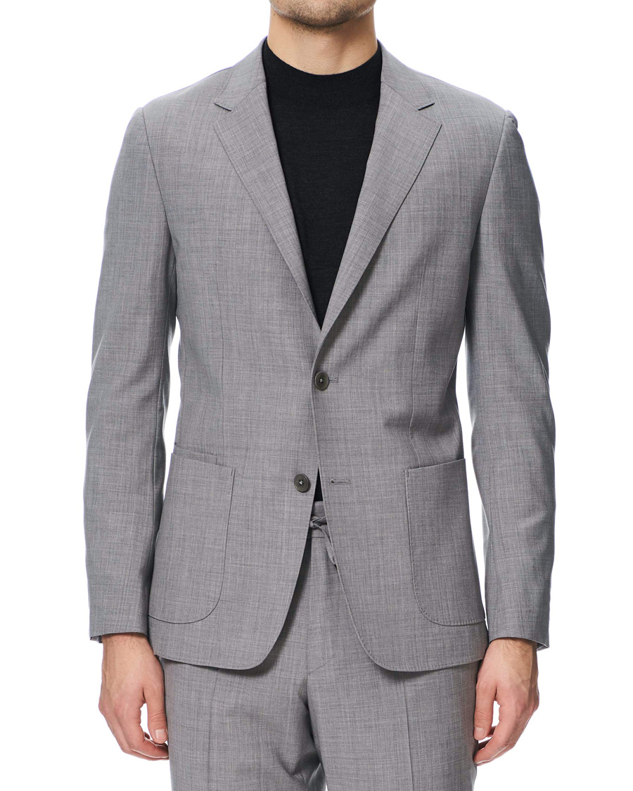 Homme | Costumes | Z Zegna | Techmerino Washable Wool Suit Light Grey