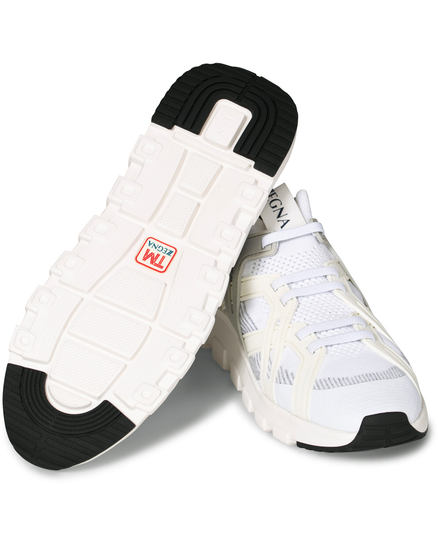 Homme | Z Zegna Techmerino Sock Sneaker White | Z Zegna | Techmerino Sock Sneaker White