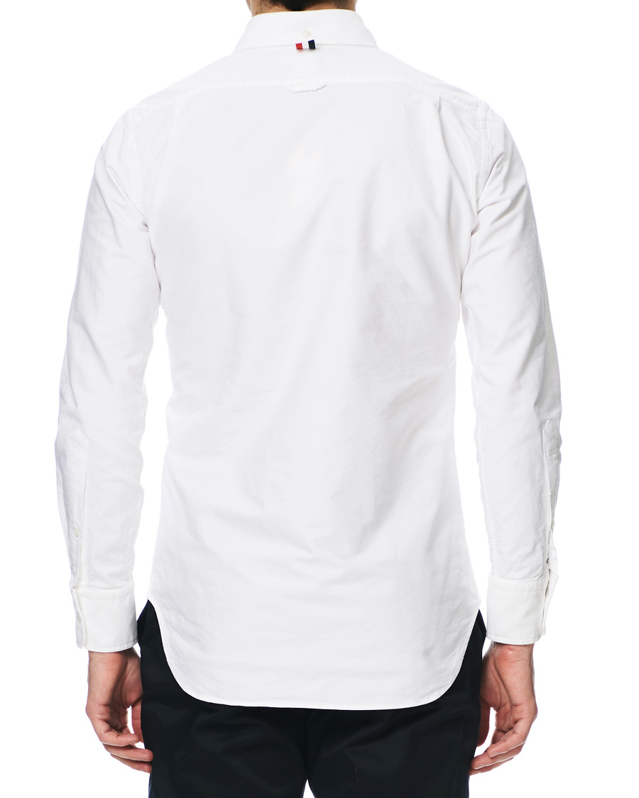 Homme | Chemises | Thom Browne | Contrast Oxford Button Down Shirt White