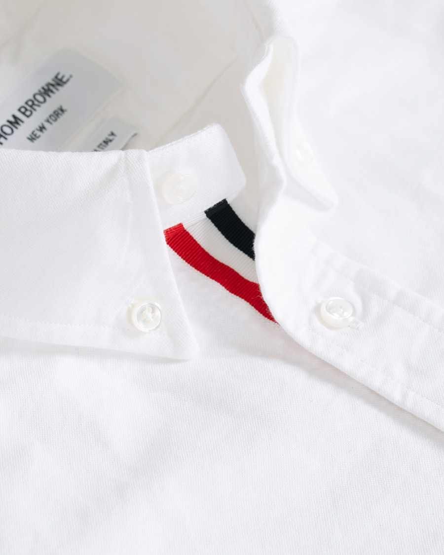 Homme | Chemises | Thom Browne | Contrast Oxford Button Down Shirt White