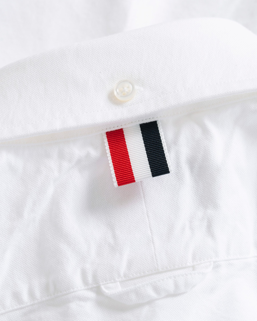 Homme | Chemises | Thom Browne | Contrast Oxford Button Down Shirt White