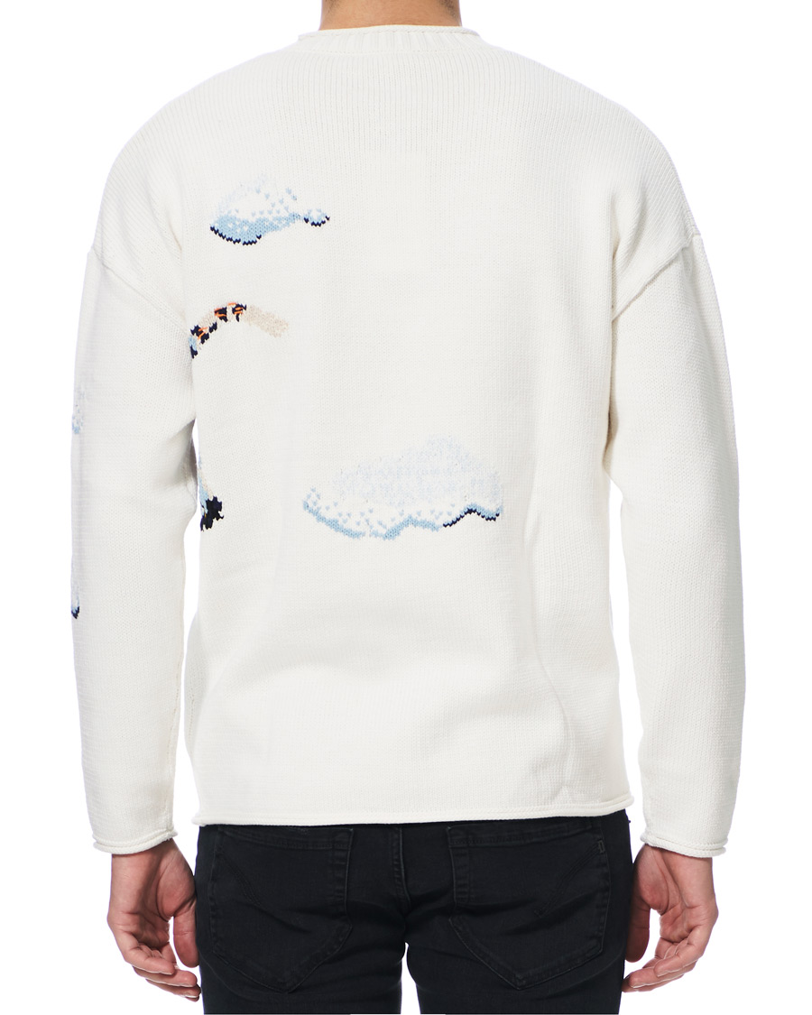 Homme | Pulls Et Tricots | KENZO | Tiger Cloud Crew Neck Jumper Ecru