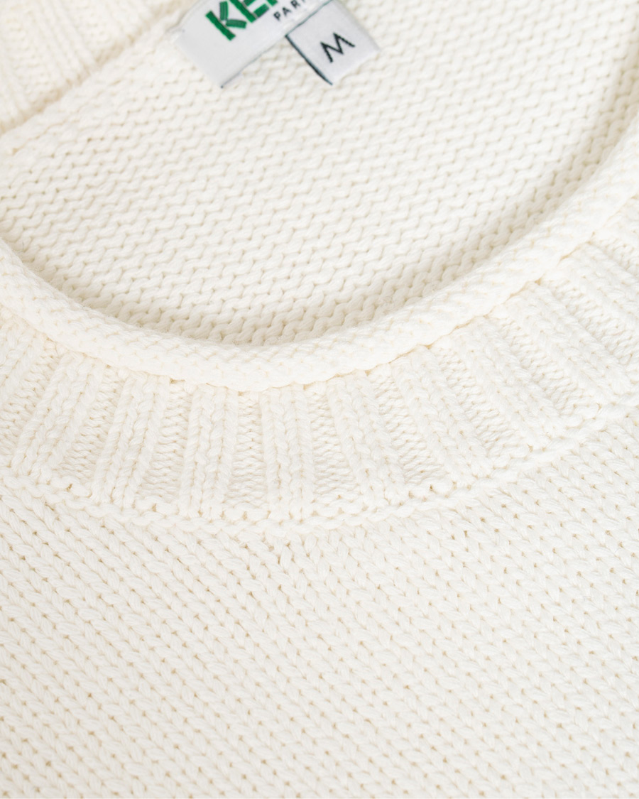 Homme | Pulls Et Tricots | KENZO | Tiger Cloud Crew Neck Jumper Ecru