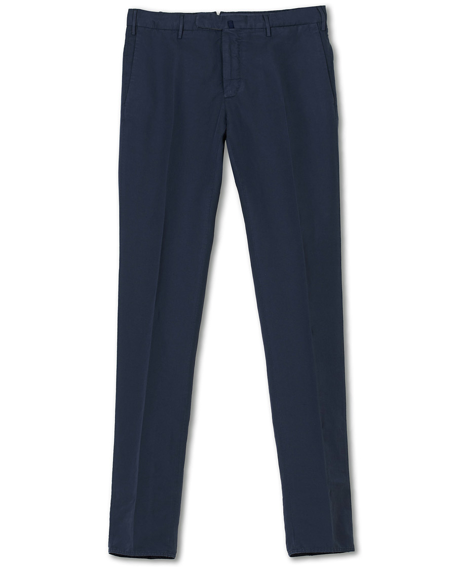 Homme | Pantalons | Incotex | Slim Fit Chinolino Trousers Navy