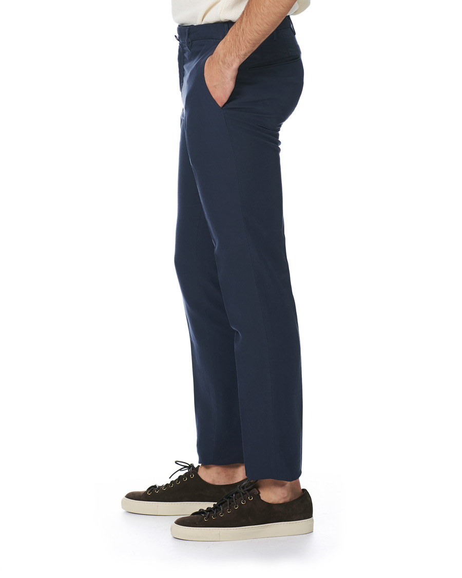 Homme | Pantalons | Incotex | Slim Fit Chinolino Trousers Navy