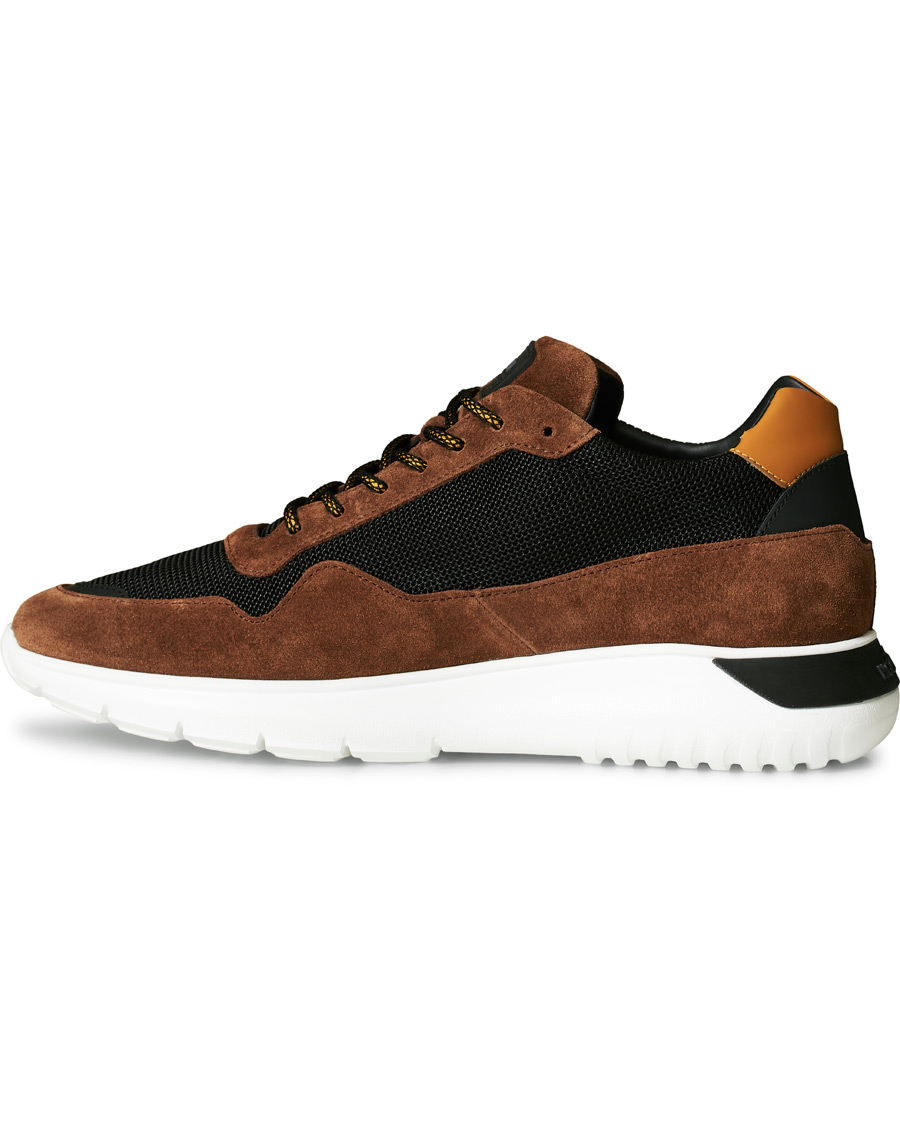 Homme | Hogan Icube Running Sneaker Brown/Rust Suede | Hogan | Icube Running Sneaker Brown/Rust Suede